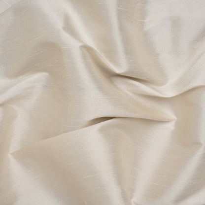Raw Silk Woven - Tapioca - Famous Australian Designer Deadstock