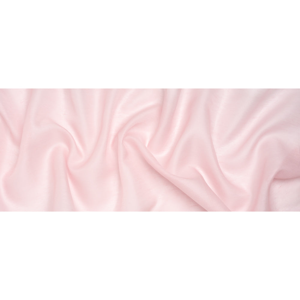 Linen and Silk Scrim - Pale Pink - Famous Australian Designer Deadstock