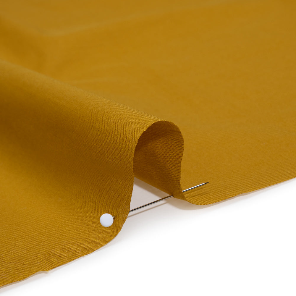 Cotton Voile Lining - Golden Mustard - Famous Australian Designer Deadstock