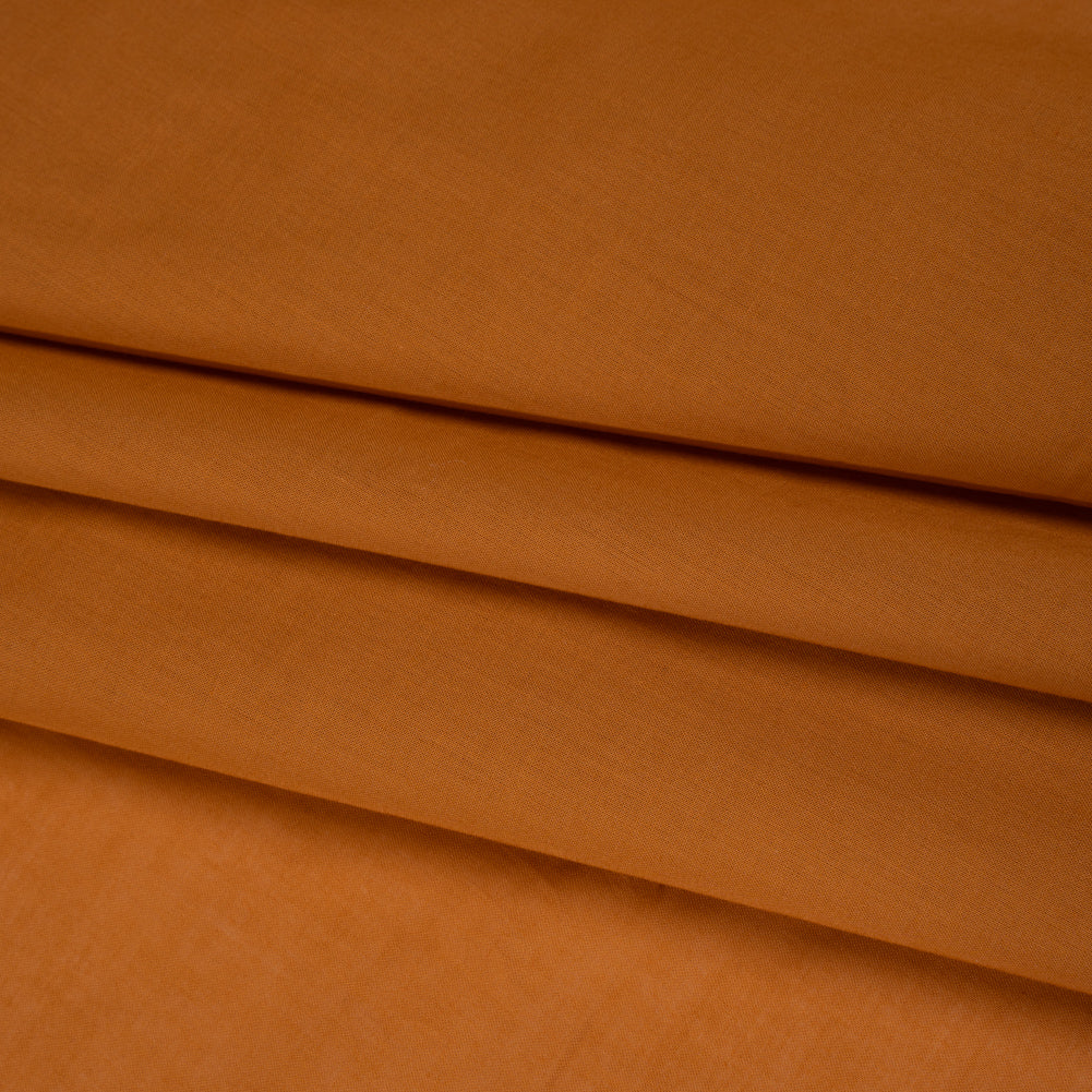 Cotton Voile Lining - Burnt Orange - Famous Australian Designer Deadstock