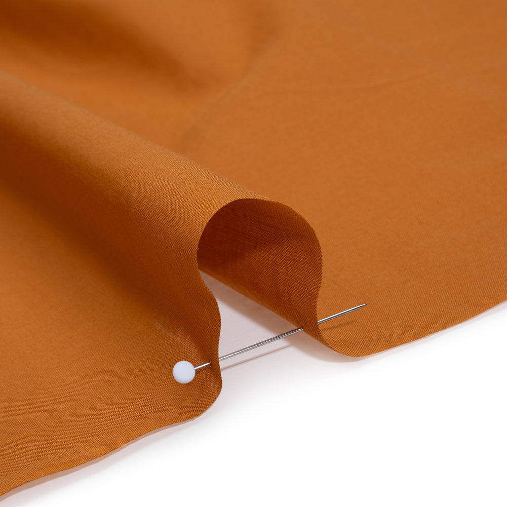 Cotton Voile Lining - Burnt Orange - Famous Australian Designer Deadstock