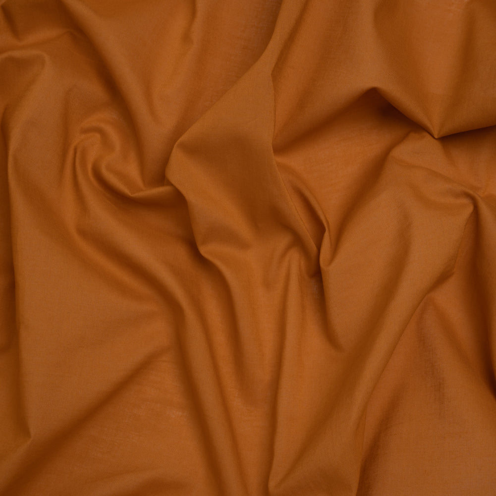 Cotton Voile Lining - Burnt Orange - Famous Australian Designer Deadstock
