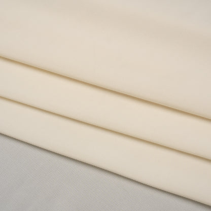 Stretch Polyester Jersey - Shortbread - Famous Australian Designer Deadstock