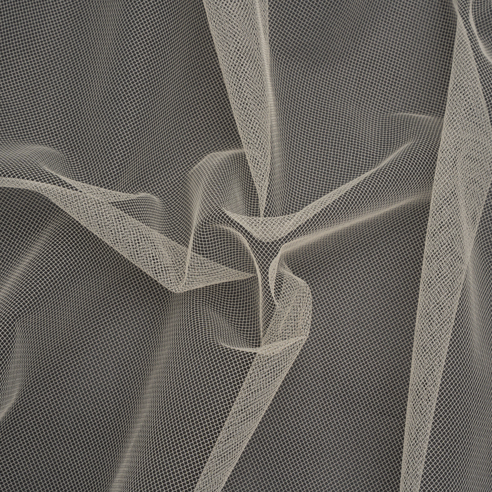 Nylon Tulle - Light Beige - Famous Australian Designer Deadstock
