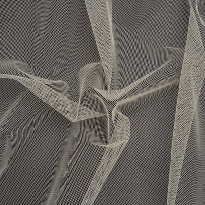 Nylon Tulle - Light Beige - Famous Australian Designer Deadstock