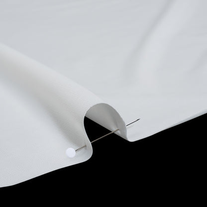 Stretch Polyester Jersey - Coconut White - Famous Australian Designer Deadstock