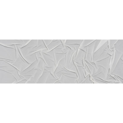 Stretch Polyester Jersey - Coconut White - Famous Australian Designer Deadstock