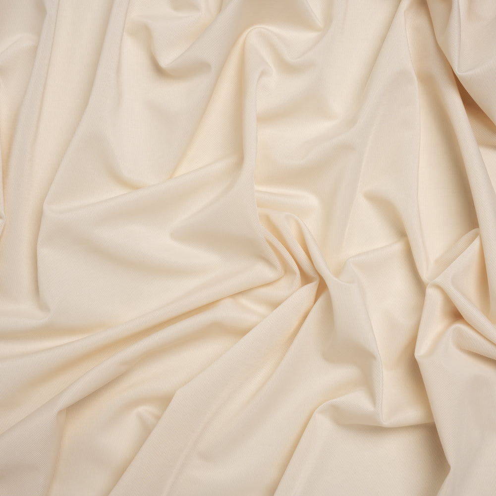 Stretch Polyester Jersey - Rose Cream - Famous Australian Designer Deadstock
