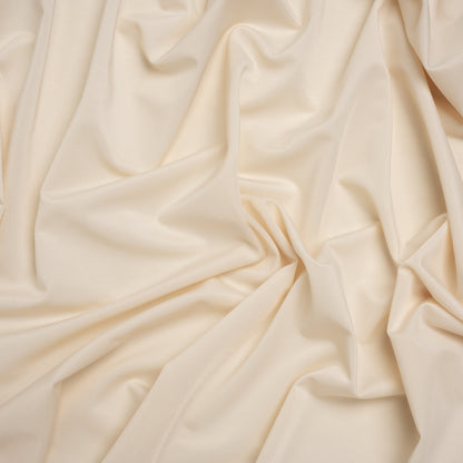 Stretch Polyester Jersey - Rose Cream - Famous Australian Designer Deadstock