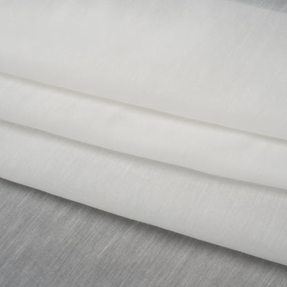 Silk and Cotton Voile - Ivory - Famous Australian Designer Deadstock