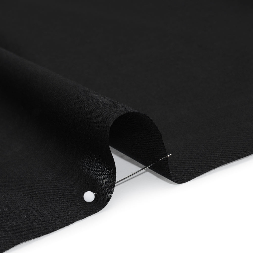 Cotton Voile Lining - Black - Famous Australian Designer Deadstock