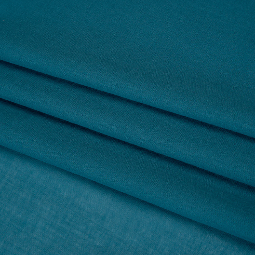 Cotton Voile Lining - Teal - Famous Australian Designer Deadstock