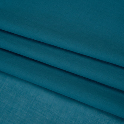Cotton Voile Lining - Teal - Famous Australian Designer Deadstock