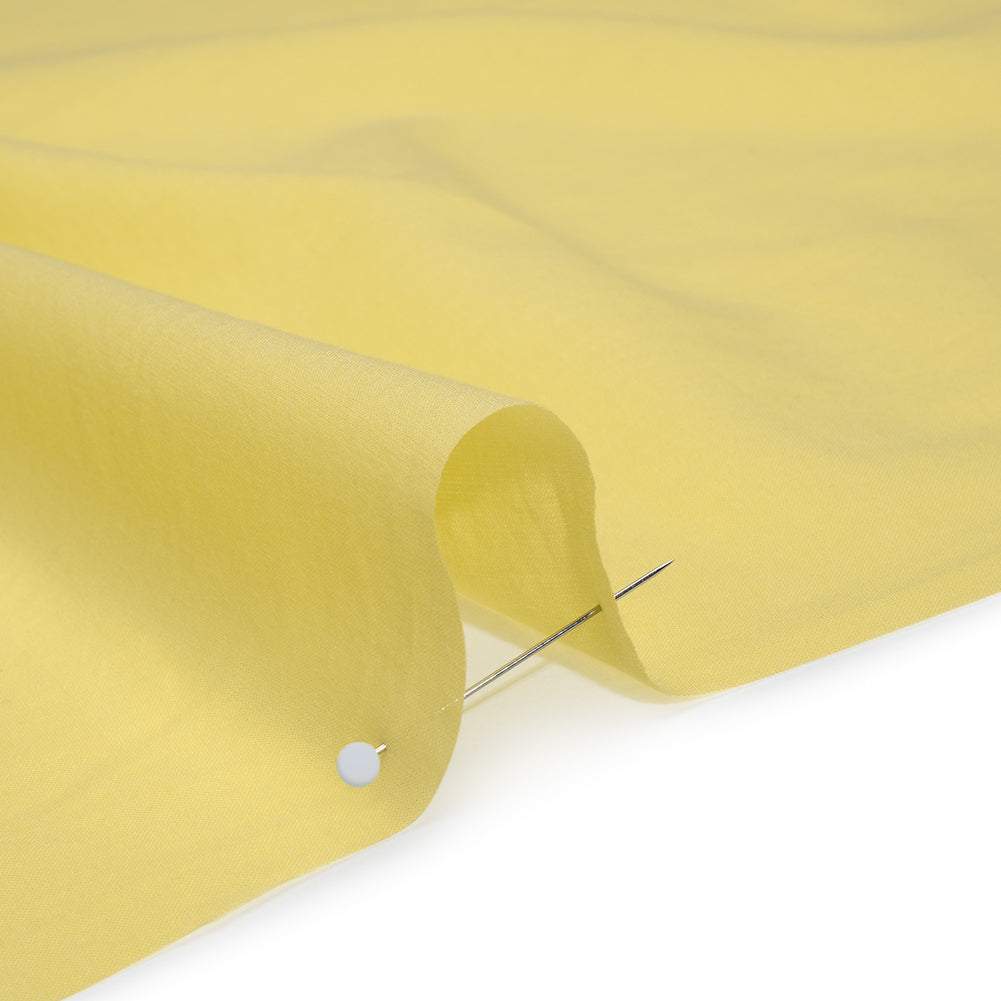 Cotton Voile Lining - Bright Lemon - Famous Australian Designer Deadstock