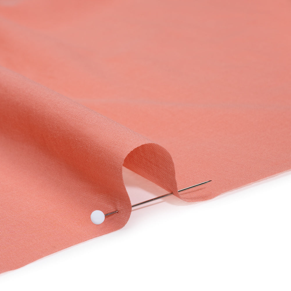 Cotton Voile Lining - Georgia Peach - Famous Australian Designer Deadstock