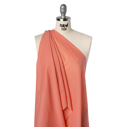 Cotton Voile Lining - Georgia Peach - Famous Australian Designer Deadstock