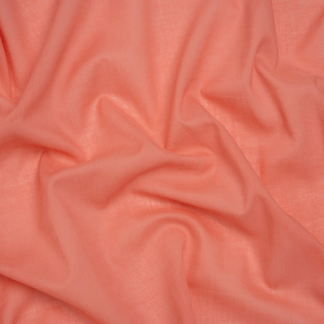 Cotton Voile Lining - Georgia Peach - Famous Australian Designer Deadstock