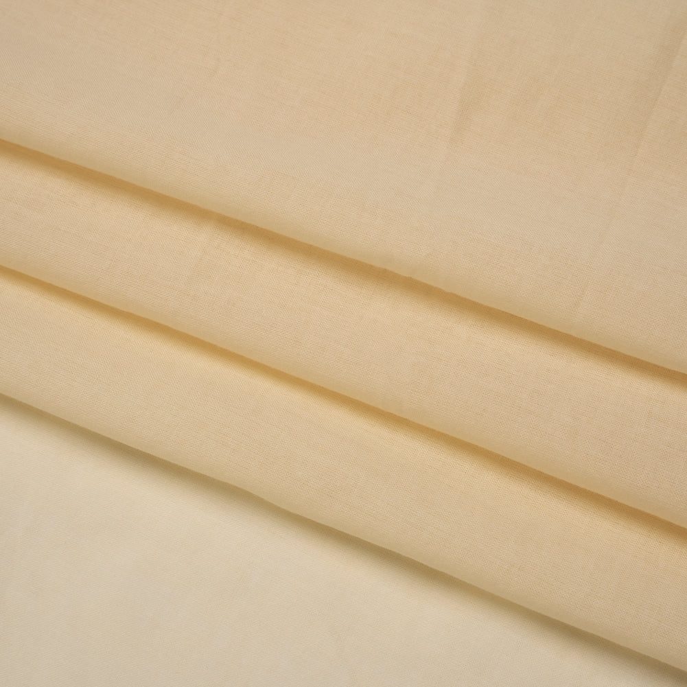 Cotton Voile Lining - Sunlight Beige - Famous Australian Designer Deadstock