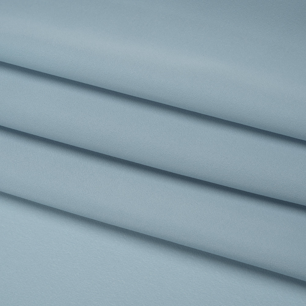 Polyester Crepe de Chine - Sky Blue - Famous Australian Designer Deadstock