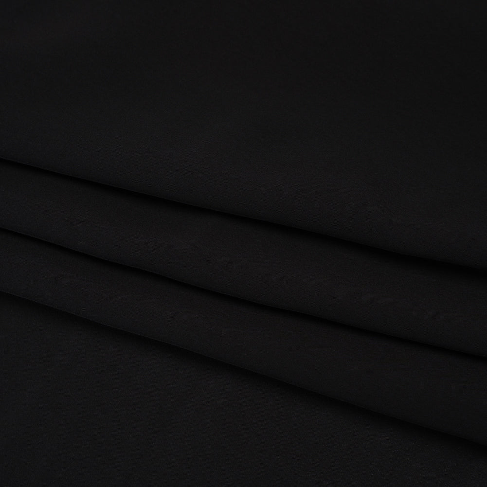 Viscose Crepe de Chine - Black - Famous Australian Designer Deadstock