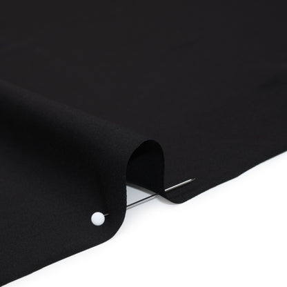 Viscose Crepe de Chine - Black - Famous Australian Designer Deadstock