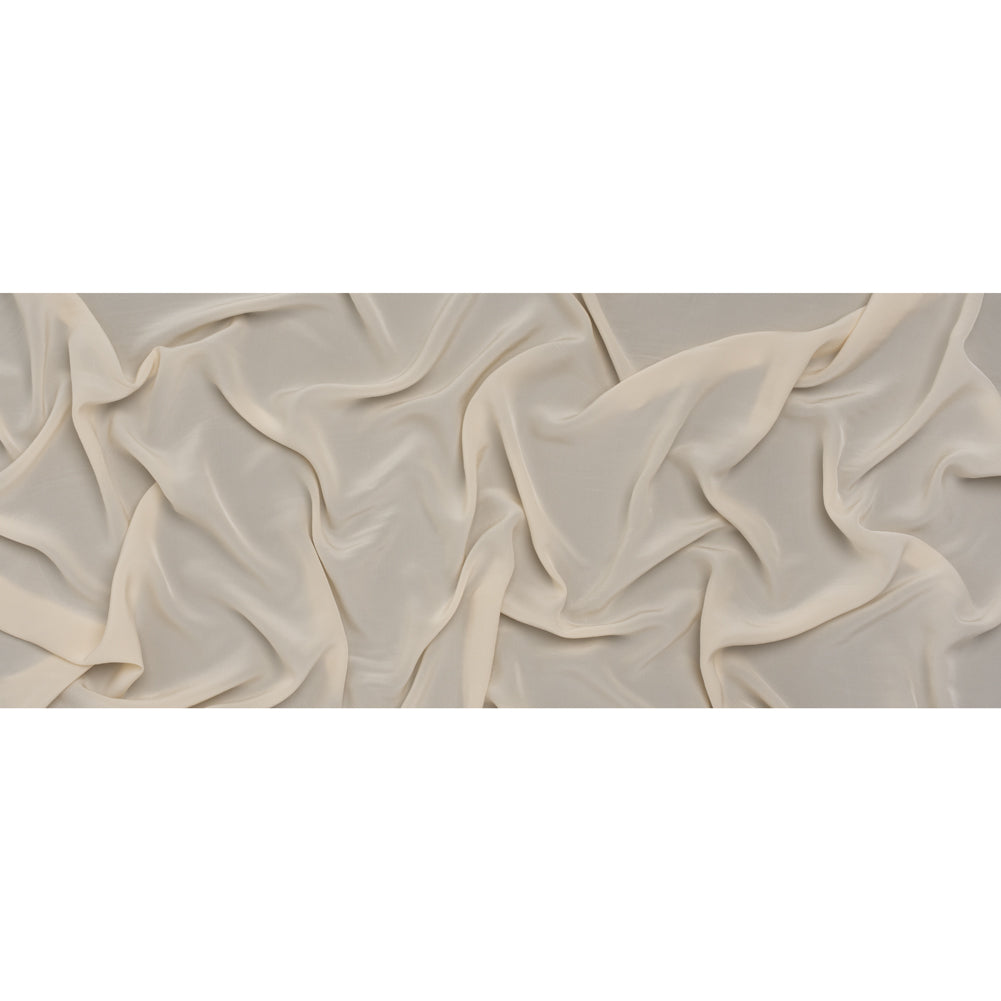 Viscose Crepe de Chine - Buff - Famous Australian Designer Deadstock