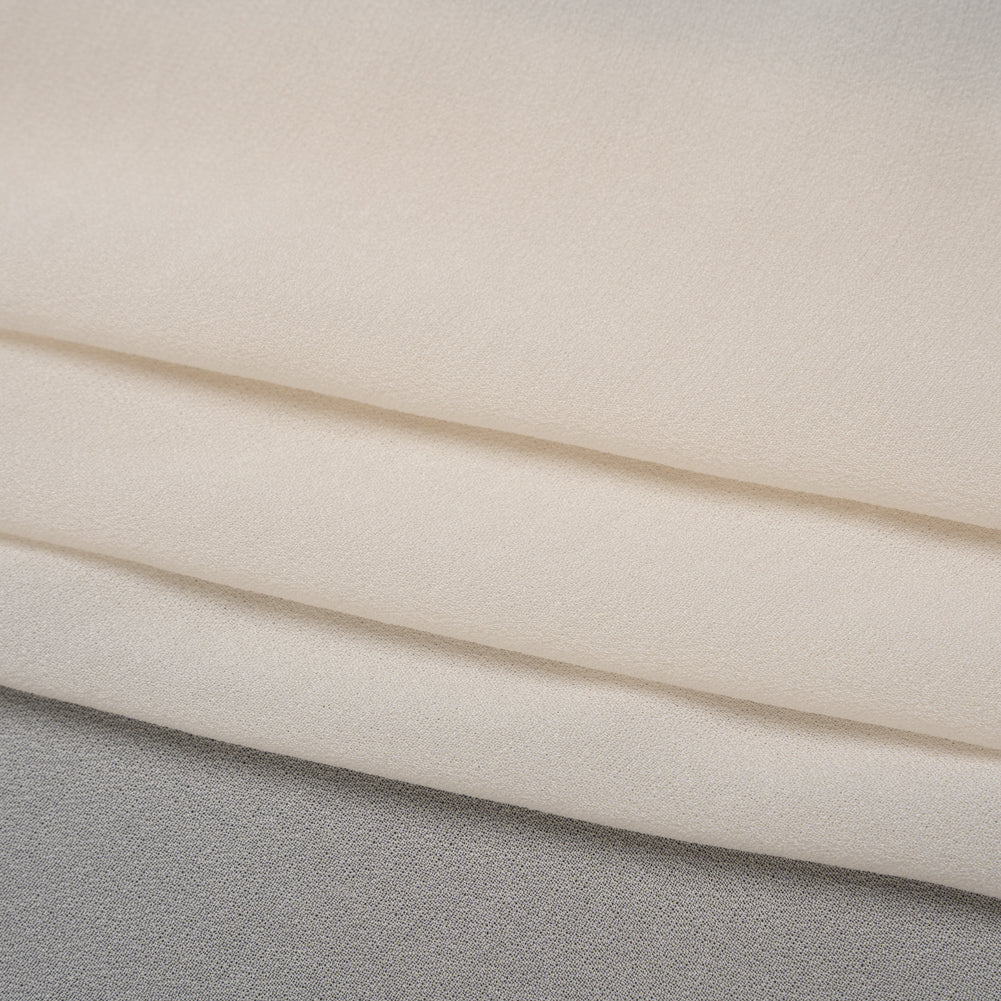 Viscose Georgette - Cream - Famous Australian Designer Deadstock