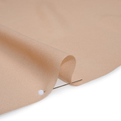 Viscose Georgette - Apricot Tan - Famous Australian Designer Deadstock
