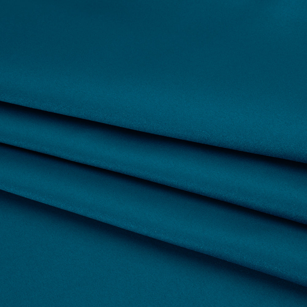 Polyester Satin - Dark Teal - Designer Deadstock