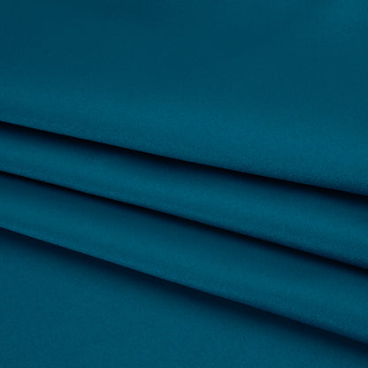 Polyester Satin - Dark Teal - Designer Deadstock