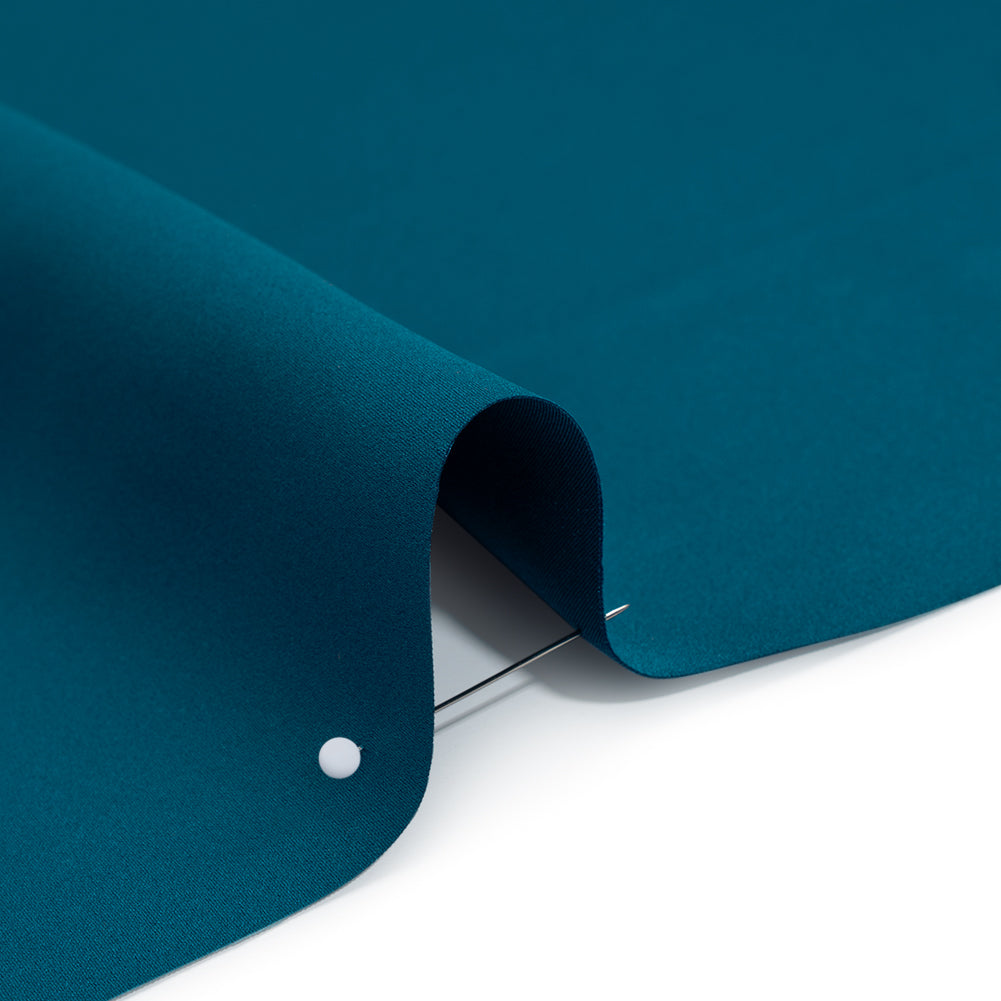 Polyester Satin - Dark Teal - Designer Deadstock