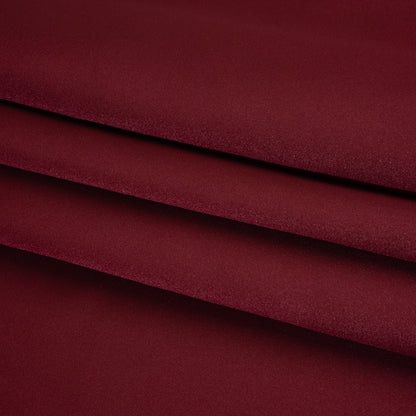 Polyester Satin - Wine Red - Designer Deadstock