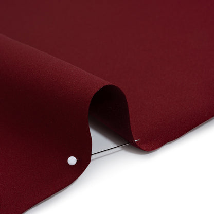Polyester Satin - Wine Red - Designer Deadstock