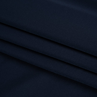Stretch Polyester Scuba Knit - Midnight Blue - Designer Deadstock