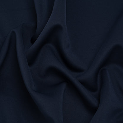 Stretch Polyester Scuba Knit - Midnight Blue - Designer Deadstock