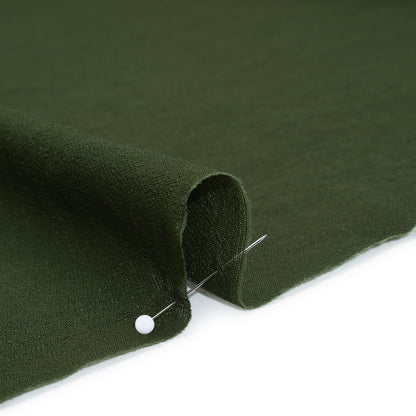 Textured Polyester and Rayon Gauzy Woven - Hunter Green - Designer Deadstock