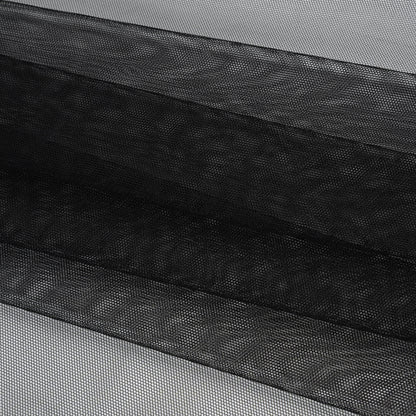 Polyester Tulle - Black - Designer Deadstock Folded