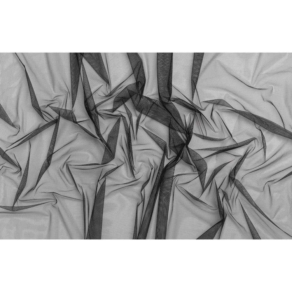 Polyester Tulle - Black - Designer Deadstock - Full