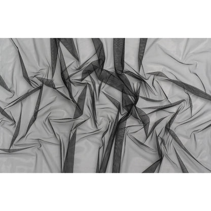 Polyester Tulle - Black - Designer Deadstock - Full