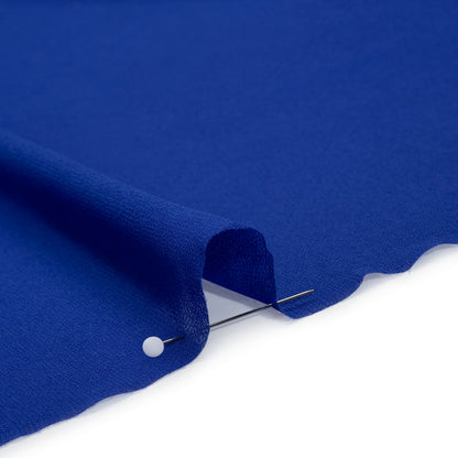 Polyester Chiffon - Lapis Blue - Designer Deadstock