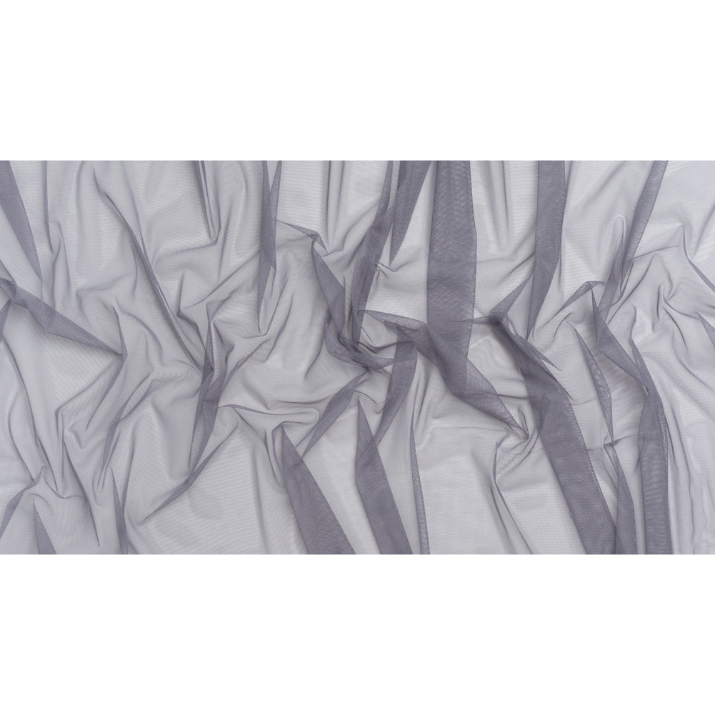 Heavy Polyester Tulle - Cool Gray - Designer Deadstock - Full