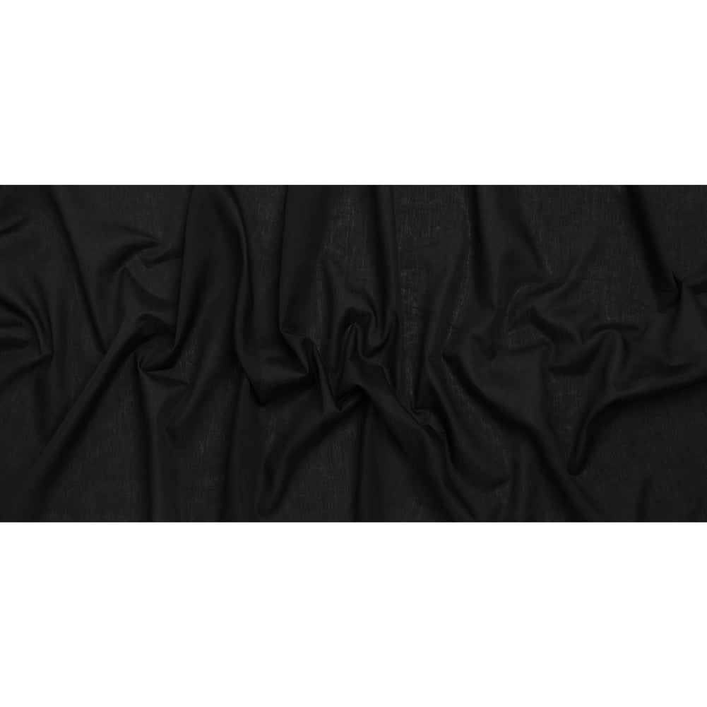 Lightweight Polyester Woven - Black - Designer Deadstock