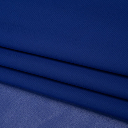 Polyester Chiffon - Galaxy Blue - Designer Deadstock
