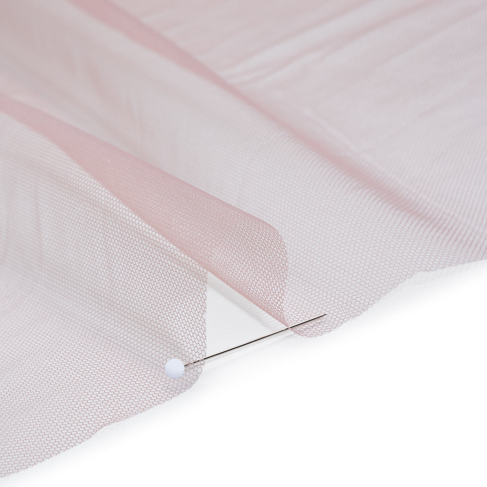 Polyester Tulle - Dusty Rose - Designer Deadstock Detail