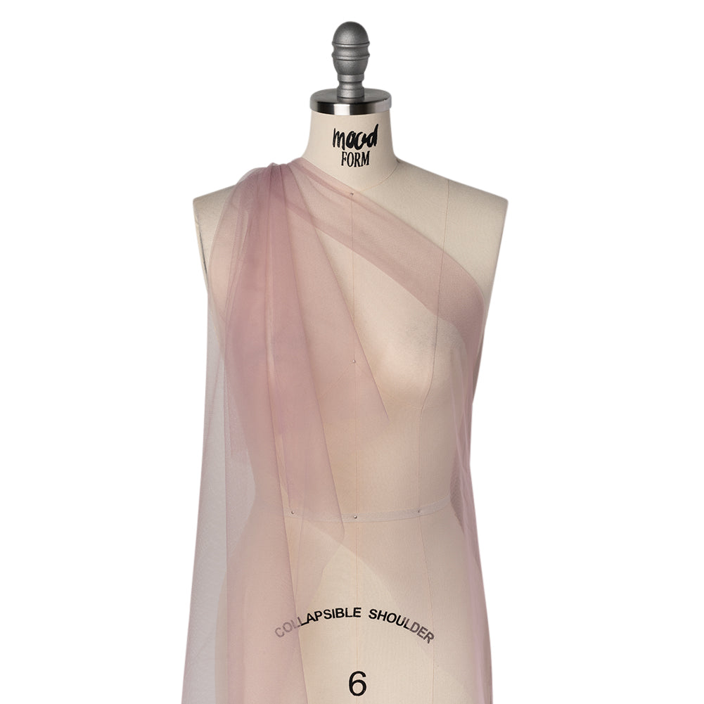 Polyester Tulle - Dusty Rose - Designer Deadstock Drape