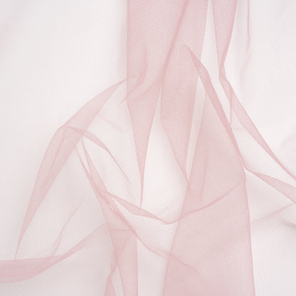 Polyester Tulle - Dusty Rose - Designer Deadstock