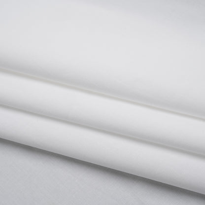 Stretch Cotton Poplin - Off White - Designer Deadstock