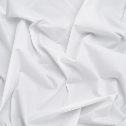 Stretch Cotton Poplin - Off White - Designer Deadstock