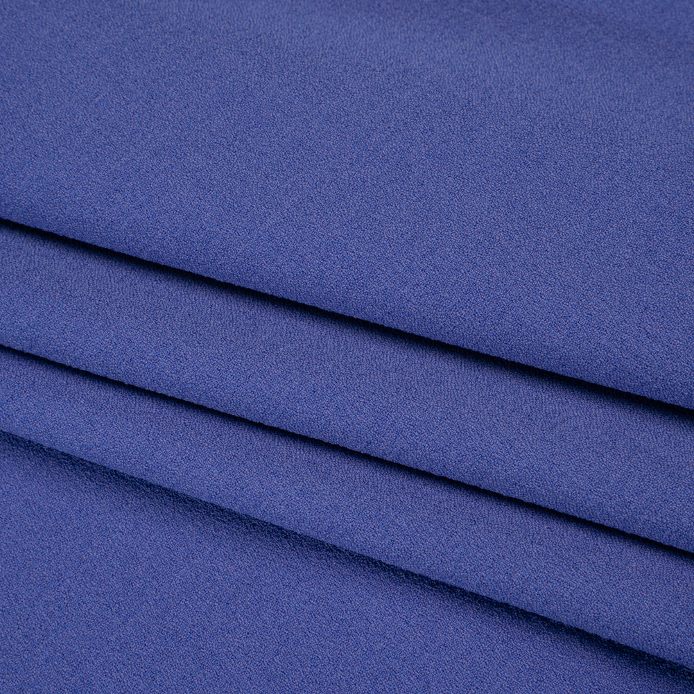Stretch Polyester Crepe - Periwinkle Blue - Designer Deadstock