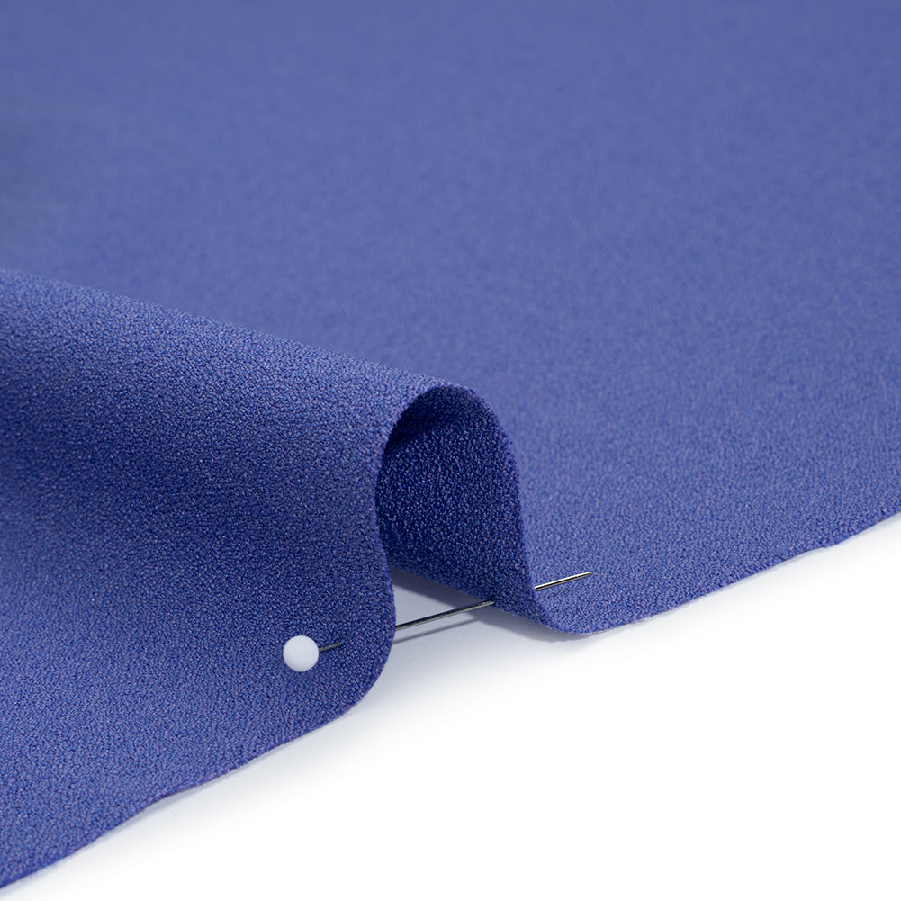 Stretch Polyester Crepe - Periwinkle Blue - Designer Deadstock